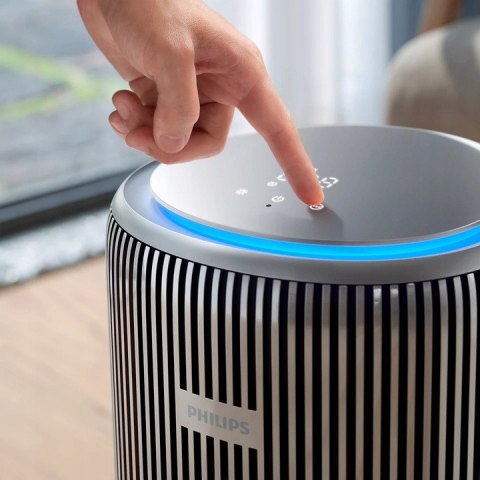 Oczyszczacz Powietrza Philips 4-Filtr Hepa 600M3/H Aerasense Cichy Do 156M2