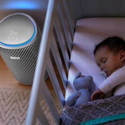 Oczyszczacz Powietrza Philips 4-Filtr Hepa 600M3/H Aerasense Cichy Do 156M2