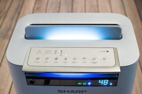 Oczyszczacz Powietrza Sharp Kc-G60eu-W Z Nawilżaczem, Do 50 M²