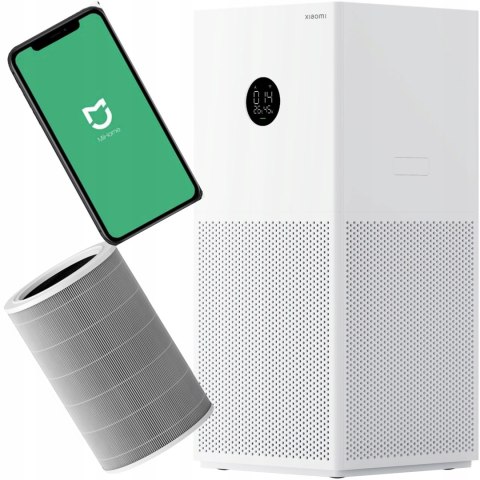 Oczyszczacz Powietrza Xiaomi 4 Lite Hepa Wydajny 43M2 Cadr 360 M³/H 3-Warst