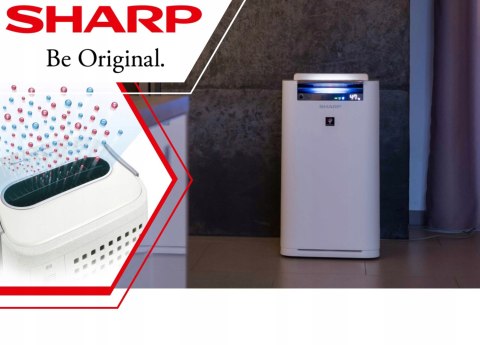 Sharp Kc-G50euw Oczyszczacz Powietrza, Jonizacja, Nawilżanie Dla Alergików