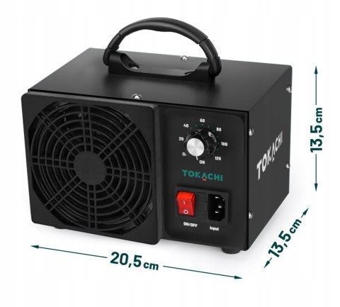 Ozonator Tokachi AirPro, 60 000 mg/h, 130 W, timer 120 min