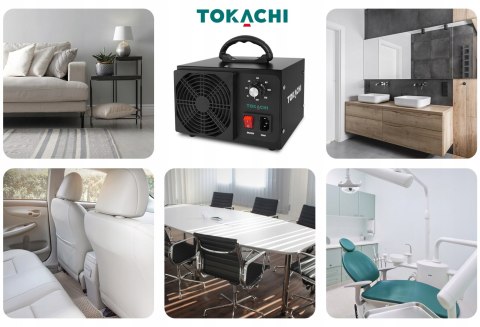 Ozonator Tokachi AirPro, 60 000 mg/h, 130 W, timer 120 min