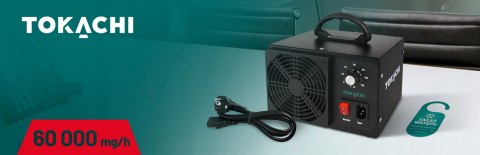 Ozonator Tokachi AirPro, 60 000 mg/h, 130 W, timer 120 min