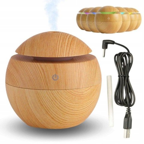 Dyfuzor Elektryczny 2W1 Nawilżacz I Aromaterapia Usb 130Ml Ultradźwiękowy