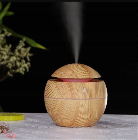 Dyfuzor Elektryczny 2W1 Nawilżacz I Aromaterapia Usb 130Ml Ultradźwiękowy