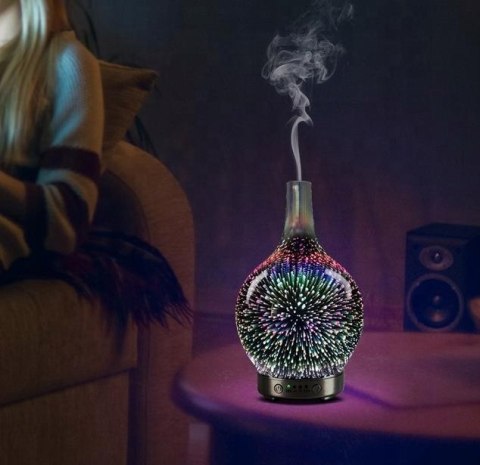 Dyfuzor Zapachowy Nawilżacz Led 7 Kolorów Ultradźwiękowy Aromaterapia Usb