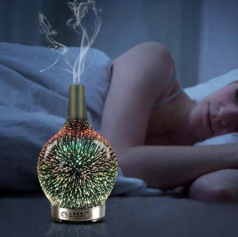 Dyfuzor Zapachowy Nawilżacz Led 7 Kolorów Ultradźwiękowy Aromaterapia Usb