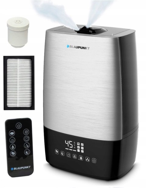 Nawilżacz I Oczyszczacz Powietrza Blaupunkt Ahs801 Led, Hepa, Uv, Aroma, 5L