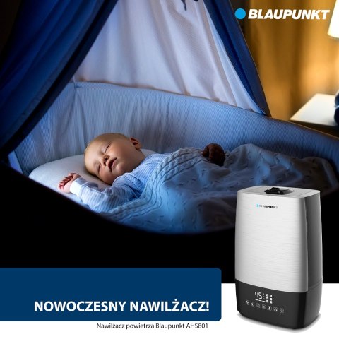 Nawilżacz I Oczyszczacz Powietrza Blaupunkt Ahs801 Led, Hepa, Uv, Aroma, 5L