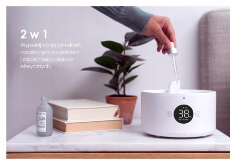 Nawilżacz Levoit Dual 200S Smart 3L Cychy 25H Z Higrometrem I Aromaterapią