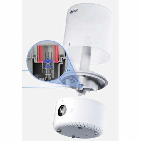 Nawilżacz Levoit Dual 200S Smart 3L Cychy 25H Z Higrometrem I Aromaterapią