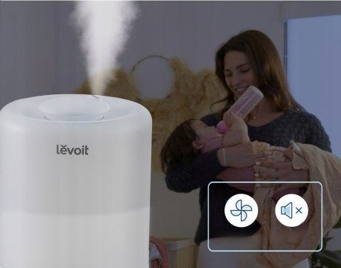 Nawilżacz Levoit Dual 200S Smart 3L Cychy 25H Z Higrometrem I Aromaterapią