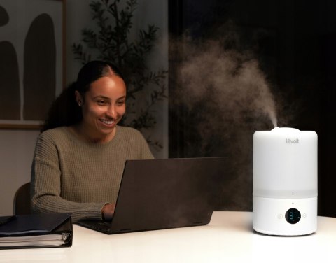 Nawilżacz Levoit Dual 200S Smart 3L Cychy 25H Z Higrometrem I Aromaterapią