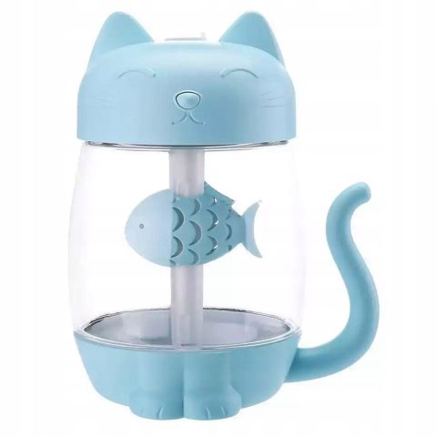 Nawilżacz DSJ Kotek 350 ml z lampką nocną i zasilaniem USB