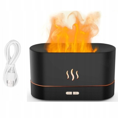 Nawilżacz Powietrza 3W1: Dyfuzor, Lampka Led, Aromaterapia 180Ml Usb Typ-C