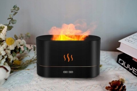 Nawilżacz Powietrza 3W1: Dyfuzor, Lampka Led, Aromaterapia 180Ml Usb Typ-C