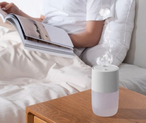 Nawilżacz Powietrza Gotel Rgb 2W1 Z Lampką I Olejkami Aromatycznymi 300Ml