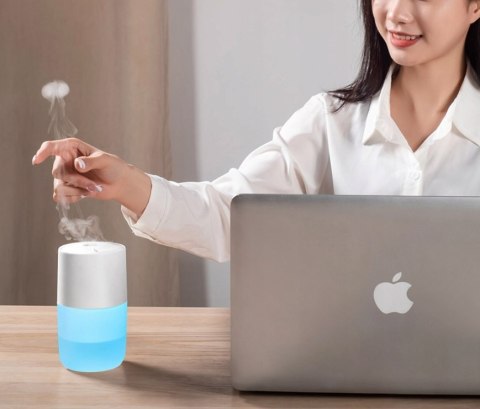 Nawilżacz Powietrza Gotel Rgb 2W1 Z Lampką I Olejkami Aromatycznymi 300Ml