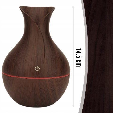 Nawilżacz Powietrza Ultradźwiękowy 150Ml Rgb + 12 Olejków Aromaterapia