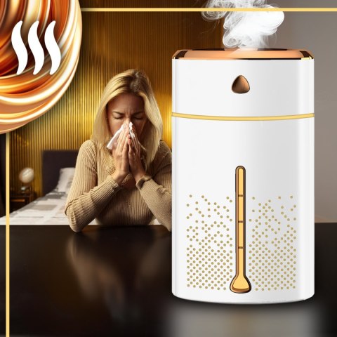 Nawilżacz Powietrza Ultradzwiękowy Z Aromaterapią I Kolorowym Led 1L