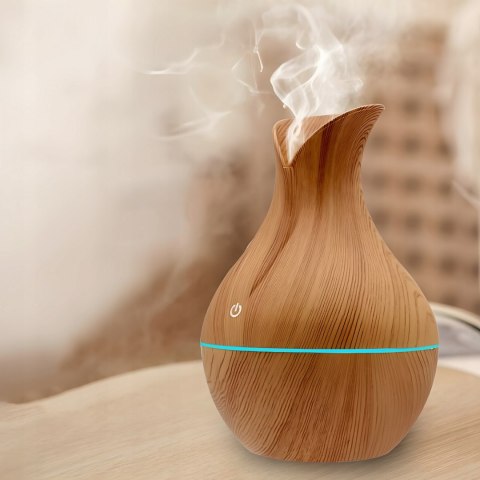 Nawilżacz Powietrza Ultradźwiękowy Z Dyfuzorem, Led Rgb I Aromaterapią Usb