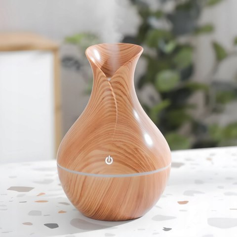 Nawilżacz Powietrza Ultradźwiękowy Z Dyfuzorem, Led Rgb I Aromaterapią Usb