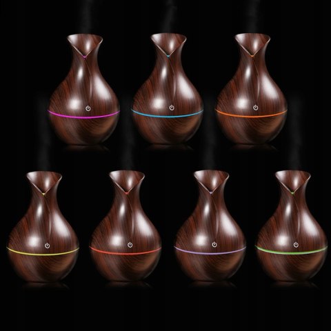 Nawilżacz Ultradźwiękowy 130 Ml Z Dyfuzorem Aromaterapii, Led Rgb, Usb