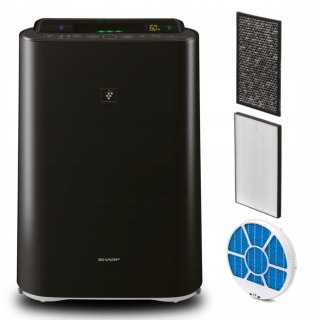 Oczyszczacz Powietrza Sharp Kc-D40eu-B Z Nawilżaczem I Plasmacluster 26M²