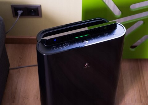 Oczyszczacz Powietrza Sharp Kc-D40eu-B Z Nawilżaczem I Plasmacluster 26M²
