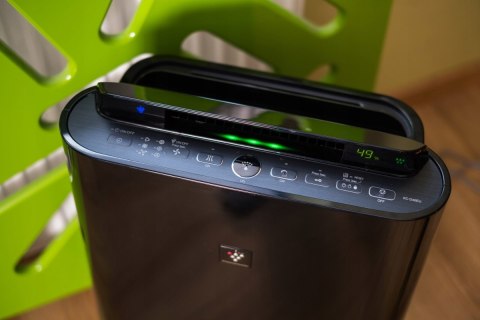Oczyszczacz Powietrza Sharp Kc-D40eu-B Z Nawilżaczem I Plasmacluster 26M²