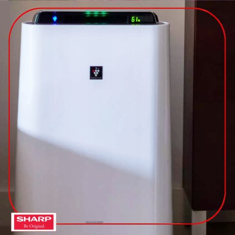 Oczyszczacz Powietrza Sharp Kc-D60euw Hepa Nawilżacz Dla Alergików Cichy