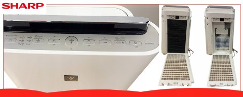 Sharp Kc-D40eu-W Oczyszczacz Ewaporacyjny 26M² Jonizacja Nawilżanie 216M³/H
