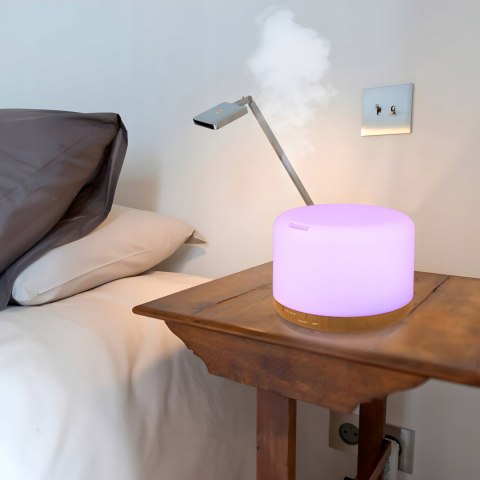 Ultradźwiękowy Nawilżacz 300 Ml Z Dyfuzorem Led I Funkcją Aromaterapii