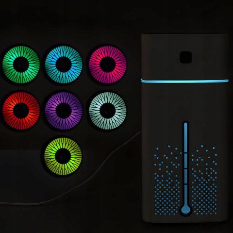 Ultradźwiękowy Nawilżacz Powietrza 1L Dyfuzor Zapachowy Led Aromaterapia