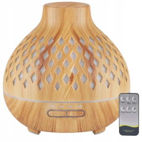 Dyfuzor Aromatyczny 400 Ml + Nawilżacz Timer Led Ultradźwięk Czujnik Wody