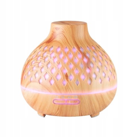 Dyfuzor Aromatyczny 400 Ml + Nawilżacz Timer Led Ultradźwięk Czujnik Wody