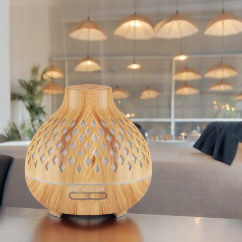 Dyfuzor Aromatyczny 400 Ml + Nawilżacz Timer Led Ultradźwięk Czujnik Wody