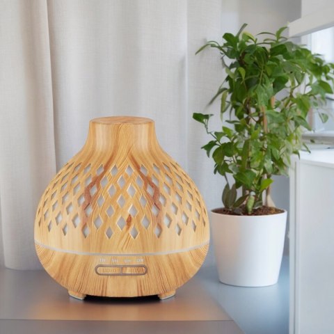 Dyfuzor Aromatyczny 400 Ml + Nawilżacz Timer Led Ultradźwięk Czujnik Wody