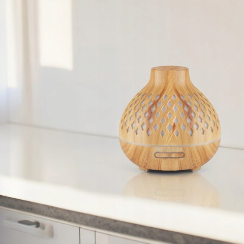 Dyfuzor Aromatyczny 400 Ml + Nawilżacz Timer Led Ultradźwięk Czujnik Wody
