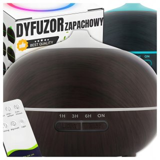 Nawilżacz 4W1 400Ml Led Z Dyfuzorem, Aromaterapią, Jonizacją I Pilotem