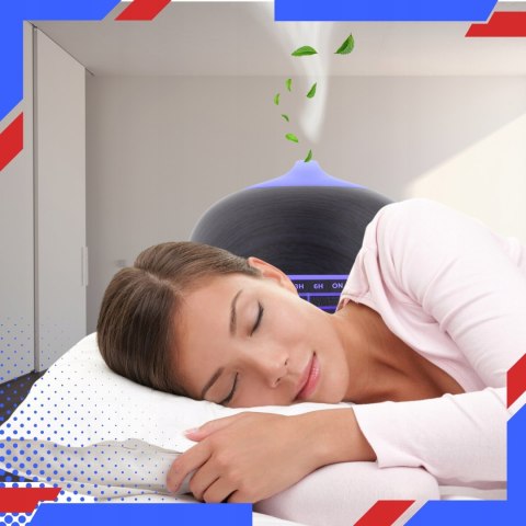 Nawilżacz 4W1 400Ml Led Z Dyfuzorem, Aromaterapią, Jonizacją I Pilotem