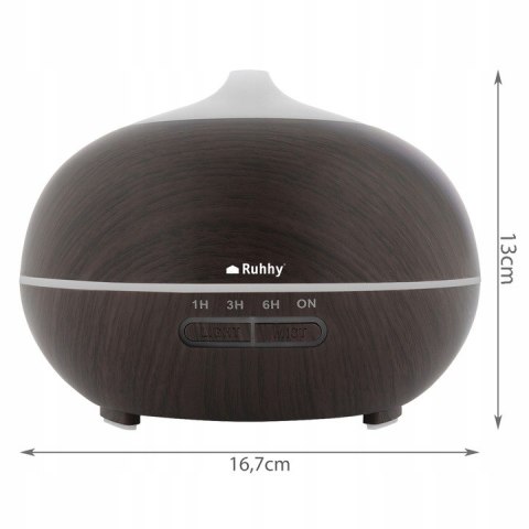 Nawilżacz 4W1 Ultradźwiękowy Jonizator, Aromaterapia, Led, 500Ml Idealny
