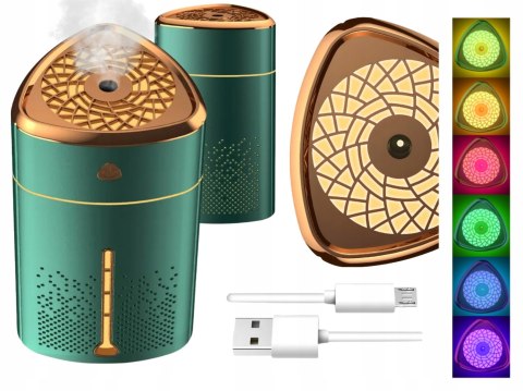 Nawilżacz 5W1 Ultradźwiękowy, Lampka Led, Dyfuzor, Aromaterapia I Jonizator