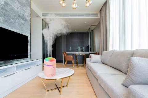 Nawilżacz Powietrza, Dyfuzor Aromaterapia I Mini Lampka Rgb 12 Zapachów