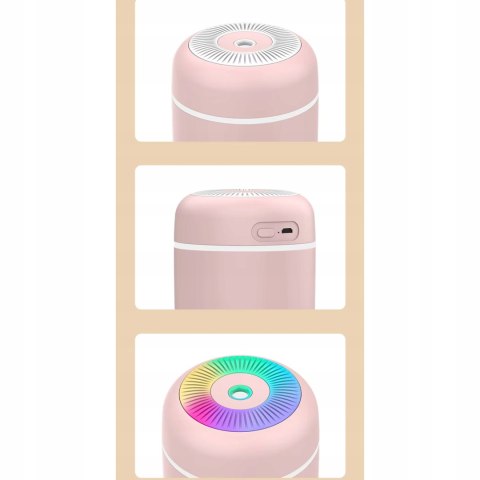 Nawilżacz Powietrza, Dyfuzor Aromaterapia I Mini Lampka Rgb 12 Zapachów
