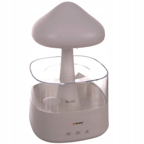 Nawilżacz Powietrza Grzybek 450Ml Z Aromaterapią I Lampką Nocną Led