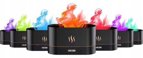 Nawilżacz Powietrza Kominek Led, Lampka Nocna, Aromaterapia, Dyfuzor Usb
