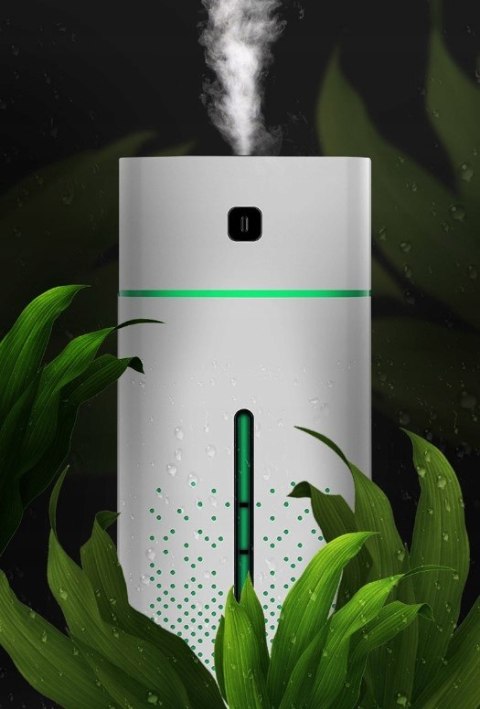 Nawilżacz Powietrza Ultradźwiękowy Usb 1000Ml Aromaterapia Jonizator Led