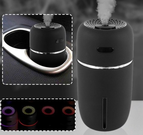 Nawilżacz Ultradźwiękowy 200Ml Usb Jonizacja Led Cichy Do Domu I Samochodu